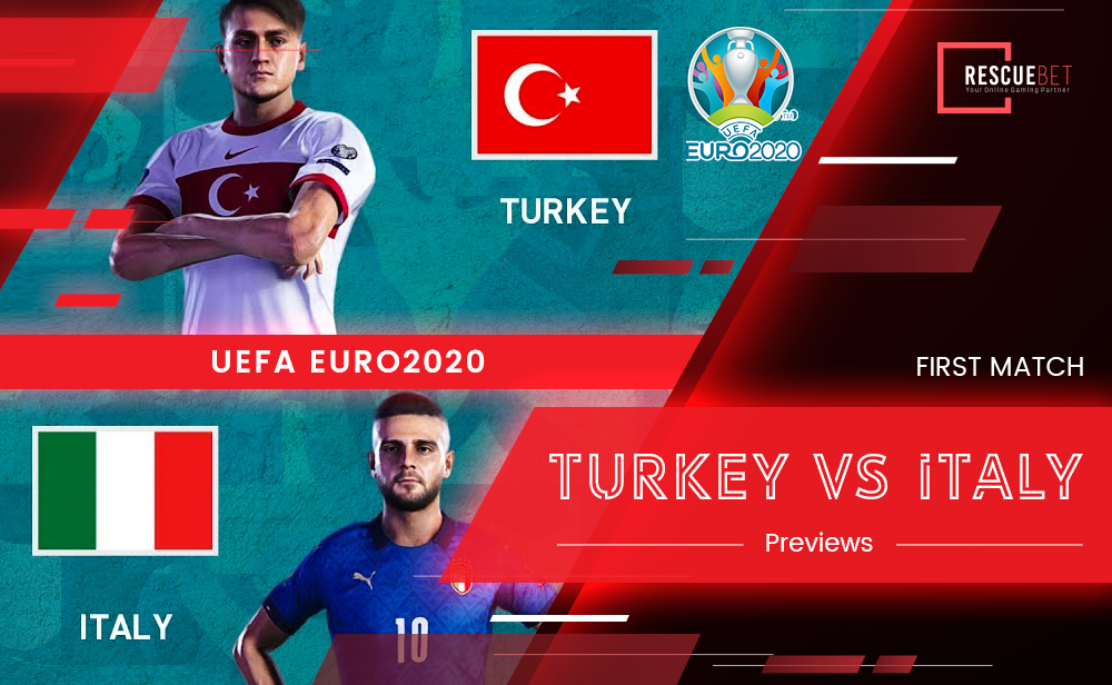 UEFA Euro 2020 Turkey Versus Italy Previews Blog Featured Image